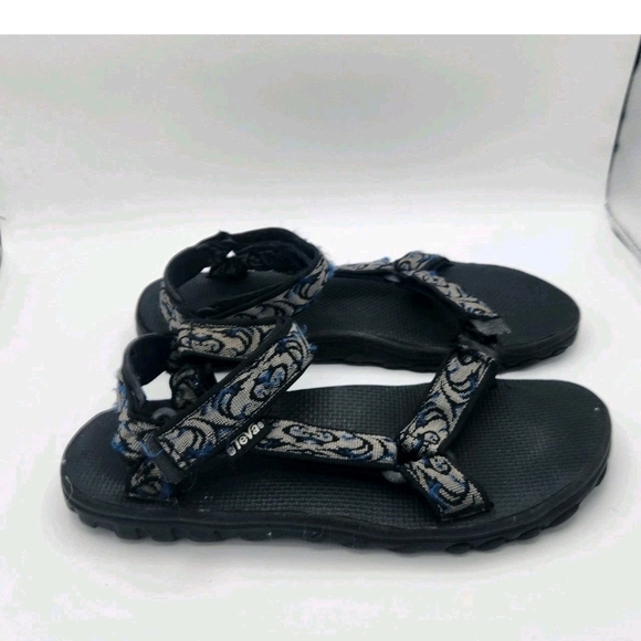 Teva Hurricane 1535 Gray Blue Adjustable Straps Mens Size 10 - Picture 2 of 10